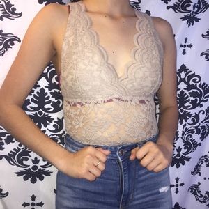 Lace Nude Bodysuit